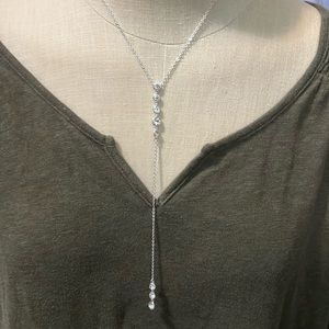 I.N.C. Sexy Rhinestone Y Lairiat Necklace.